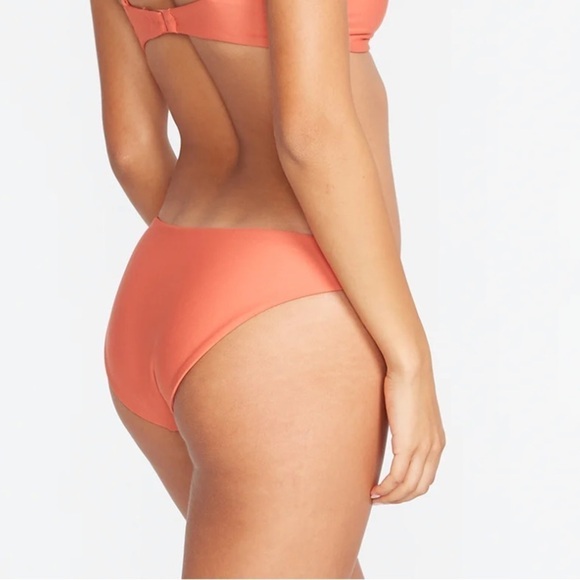NWT Volcom Simply Seamless Hipster Bikini Bottoms Terracotta - Picture 3 of 8